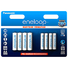 Комплект аккумуляторных батарей Panasonic eneloop BK-KJMCCE44E (4 AAA + 4 AA)