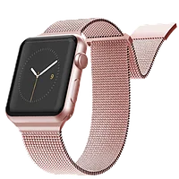 Ремешок X-Doria New Mesh для Apple Watch 38/40 мм Розовое золото