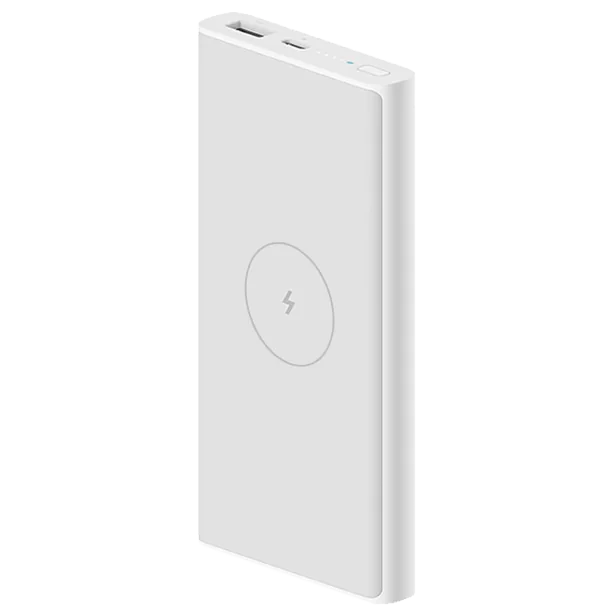 Внешний аккумулятор с беспроводной зарядкой Xiaomi Mi Wireless Charger 10000 мАч Белый - фото 1 - id-p226740499