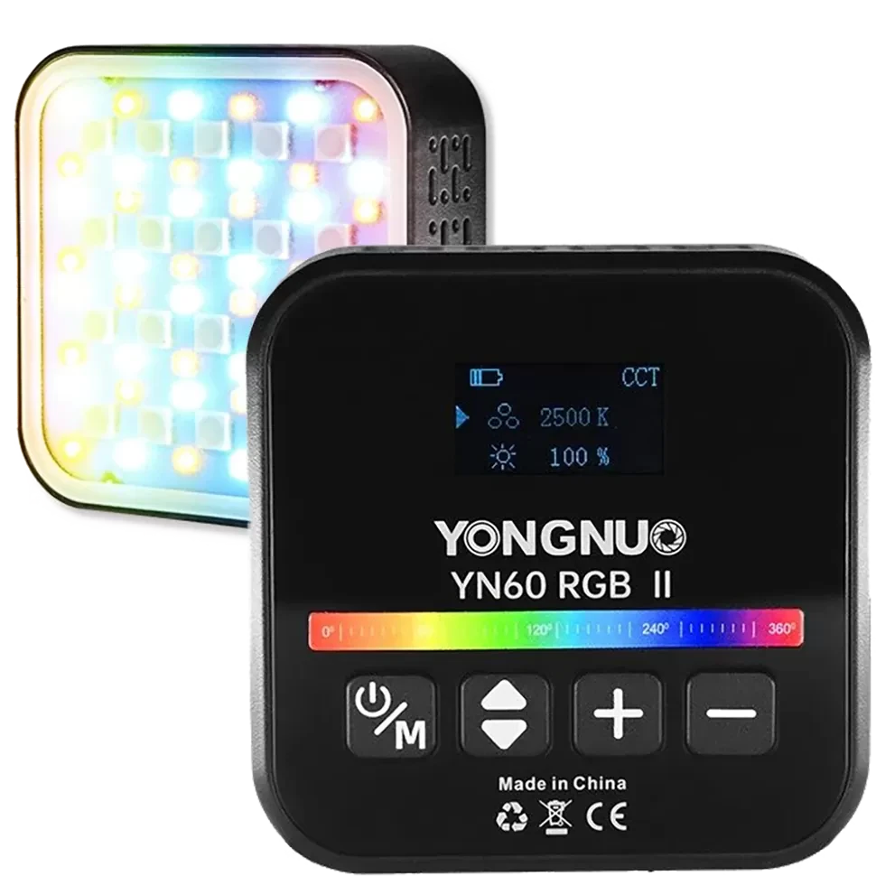 Осветитель YongNuo YN60 RGB II Чёрный - фото 1 - id-p226744420