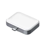Беспроводная зарядка Satechi USB-C Wireless Charging Dock для AirPods Серый, фото 4