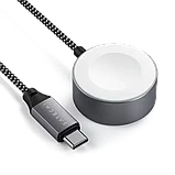 Беспроводная зарядка Satechi USB-C Magnetic Charging Cable для Apple Watch Серая, фото 3