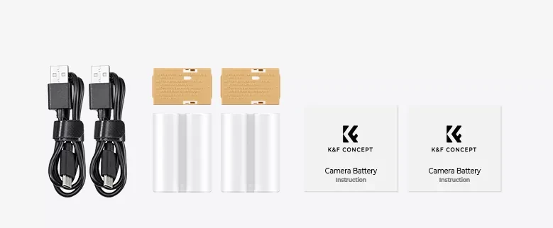 Комплект аккумуляторов K&F Concept NP-W235 Type-C (2шт) - фото 2 - id-p226743552