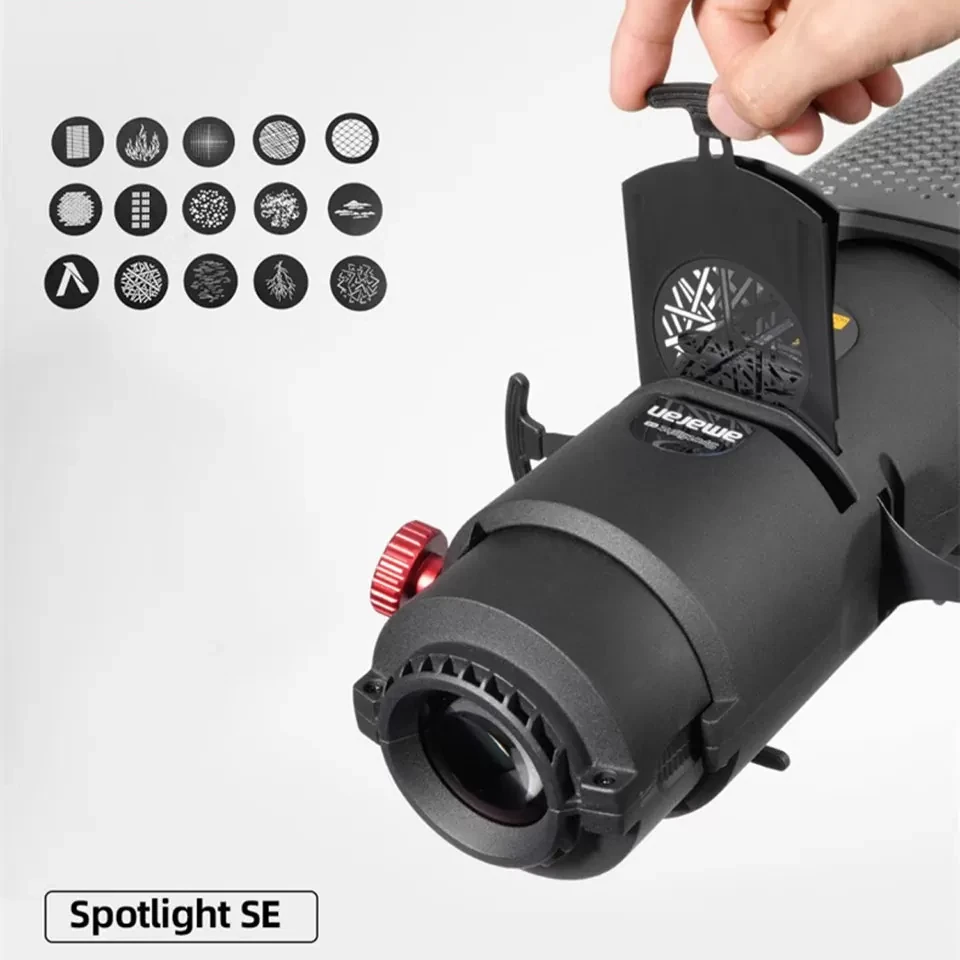 Светоформирующая насадка Aputure amaran Spotlight SE (19° lens kit) - фото 3 - id-p226746454