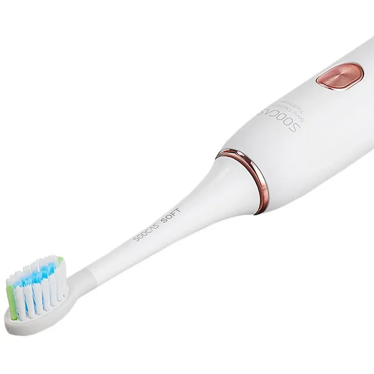 Электрическая зубная щетка Soocas Weeks X3U (в комплекте 2 доп. насадки) Красная - фото 5 - id-p226738605