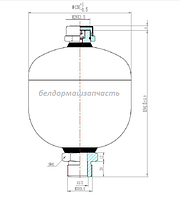 Гидроаккумулятор (ПГА) HDM DA210/W-1,0 G1/C H-210-GM-100