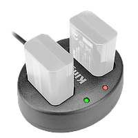 Зарядное устройство двойное KingMa BM015 для аккумуляторов NP-FW50