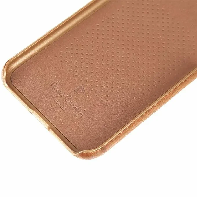 Чехол Pierre Cardin для iPhone Xs Коричневый - фото 2 - id-p226739718