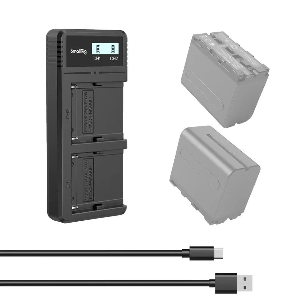 Зарядное устройство SmallRig 4086 для NP-F970 - фото 3 - id-p226743709