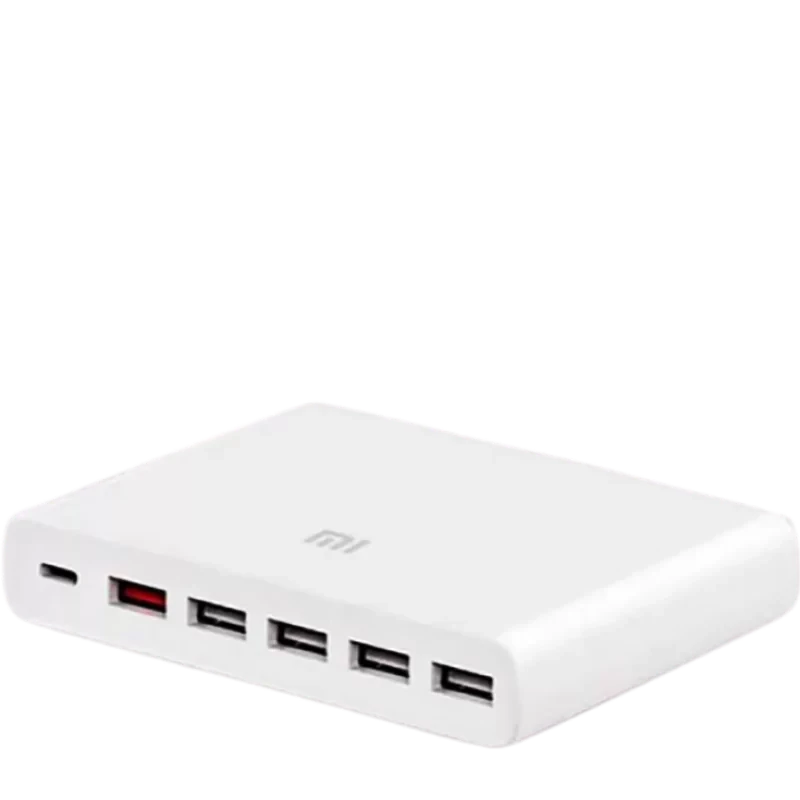 Зарядное устройство Xiaomi USB Charger 6 портов Белое - фото 1 - id-p226740724