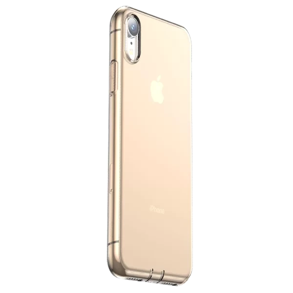 Чехол Baseus Simplicity (dust-free) для iPhone XR Transparent Gold - фото 1 - id-p226739748
