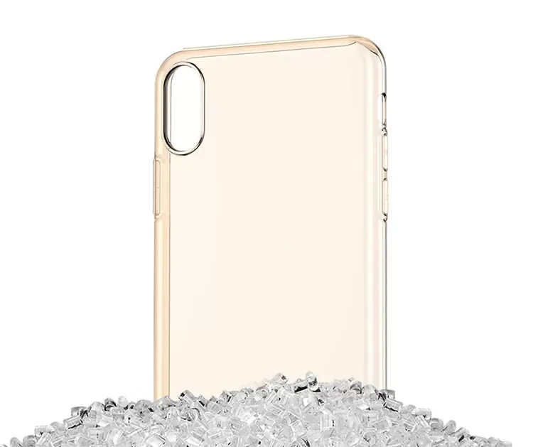 Чехол Baseus Simplicity (dust-free) для iPhone XR Transparent Gold - фото 3 - id-p226739748