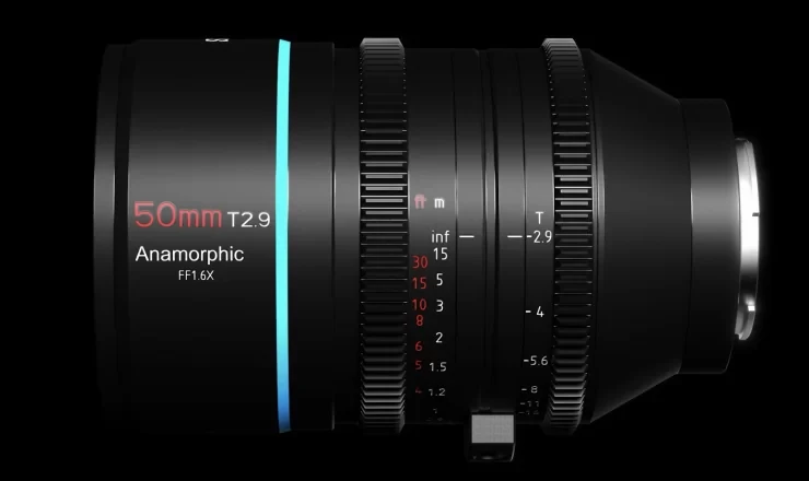 Объектив Sirui 50mm T2.9 1.6x Full-Frame Anamorphic RF-mount - фото 7 - id-p226744716