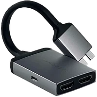 Адаптер Satechi Type-C Dual HDMI для MacBook Серый