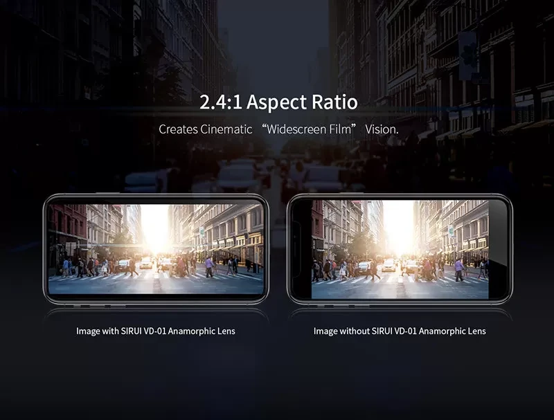 Объектив Sirui Anamorphic для смартфона (Уцененный кат. А) - фото 9 - id-p226738803