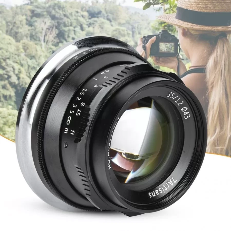 Объектив 7Artisans 35mm F1.2 Nikon Z mount Чёрный - фото 2 - id-p226744768