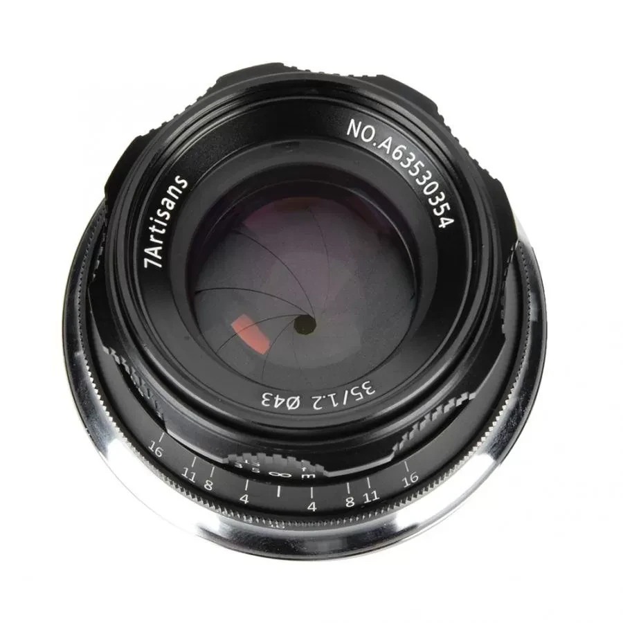 Объектив 7Artisans 35mm F1.2 Nikon Z mount Чёрный - фото 8 - id-p226744768