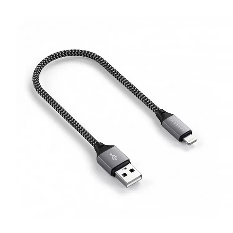 Кабель Satechi USB - Lightning 25см Серый - фото 2 - id-p226740810
