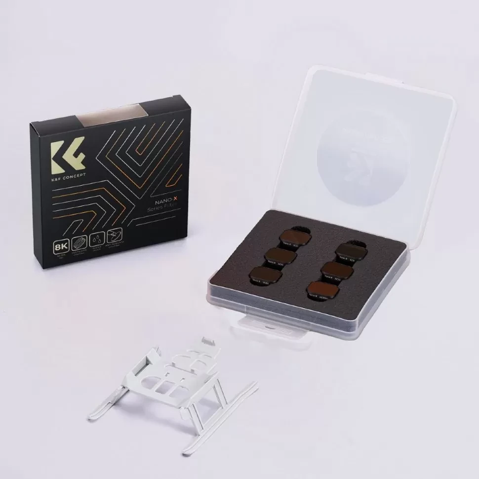 Комплект светофильтров K&F Concept для DJI Mini 3 Pro (6шт + подставка) - фото 2 - id-p226743909