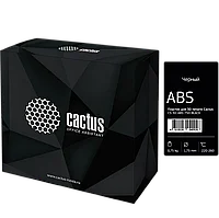 Пластик для 3D принтера Cactus ABS d1.75мм 0.75кг Чёрный