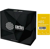 Пластик для 3D принтера Cactus ABS d1.75мм 0.75кг Жёлтый
