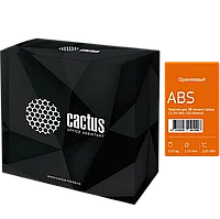 Пластик для 3D принтера Cactus ABS d1.75мм 0.75кг Оранжевый