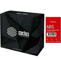 Пластик для 3D принтера Cactus ABS d1.75мм 0.75кг Красный