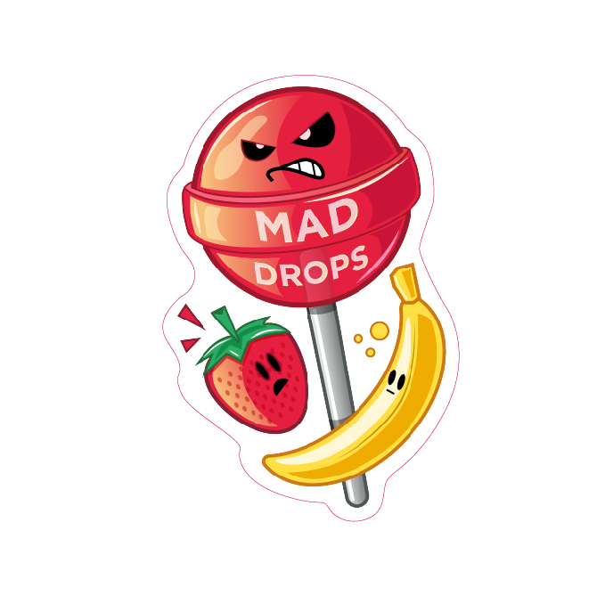 Mad Drops Candy - Быстрое гидрофобное покрытие для ЛКП | Foam Heroes | Клубнично-банановый леденец, 500мл - фото 3 - id-p226730802