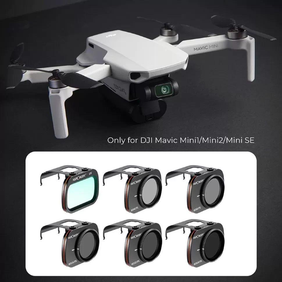 Комплект светофильтров K&F Concept UAV для DJI Mini/Mini2/Mini SE (6шт) - фото 2 - id-p226743940