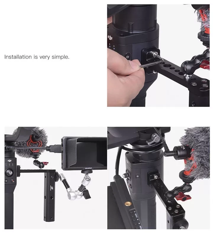 Рукоятка DigitalFoto VISIONNH для крепления дополнительного оборудования на Ronin-S - фото 2 - id-p226746773