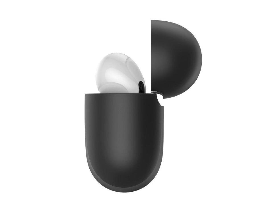 Чехол Baseus Shell pattern для Apple AirPods Pro Чёрный - фото 5 - id-p226738961