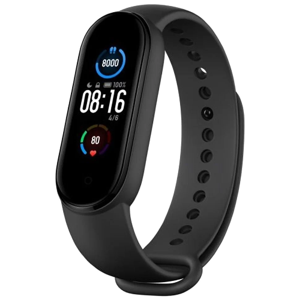 Фитнес браслет Xiaomi Mi Band 5 Чёрный - фото 1 - id-p226741931