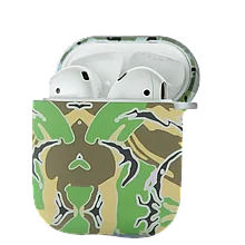 Чехол PQY Camouflage для Apple AirPods Зелёный