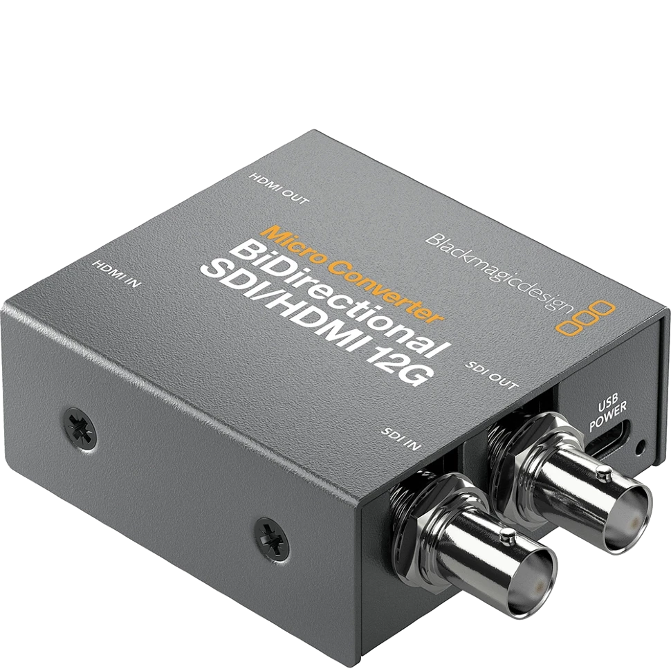 Микро конвертер Blackmagic Micro Converter BiDirectional SDI - HDMI 12G wPSU - фото 1 - id-p226743042