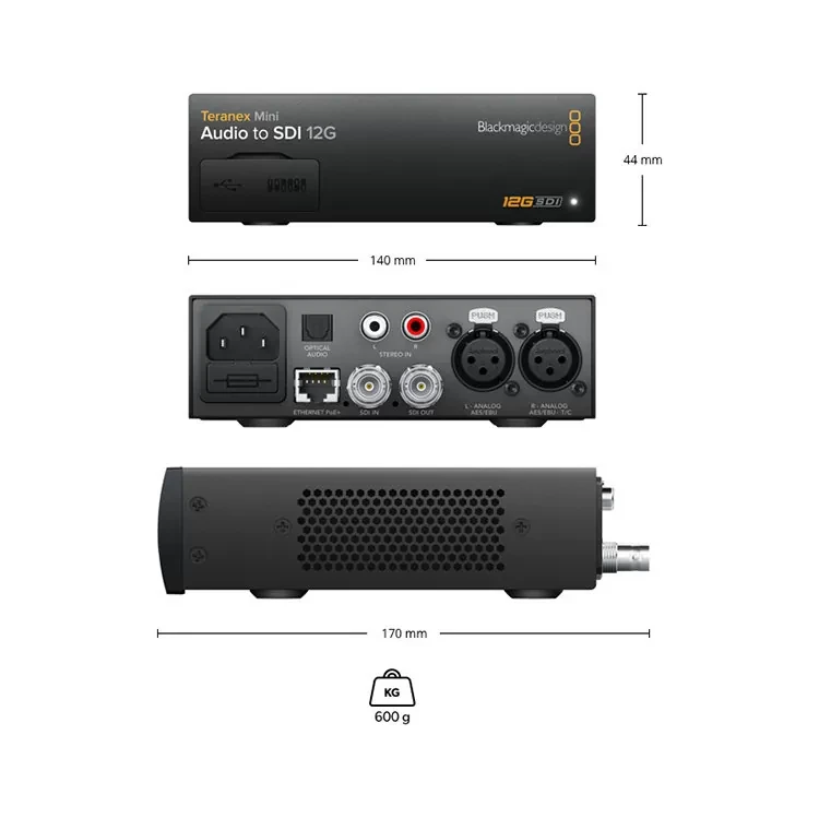 Видеоконвертер Blackmagic Teranex Mini Audio - SDI 12G - фото 3 - id-p226743050