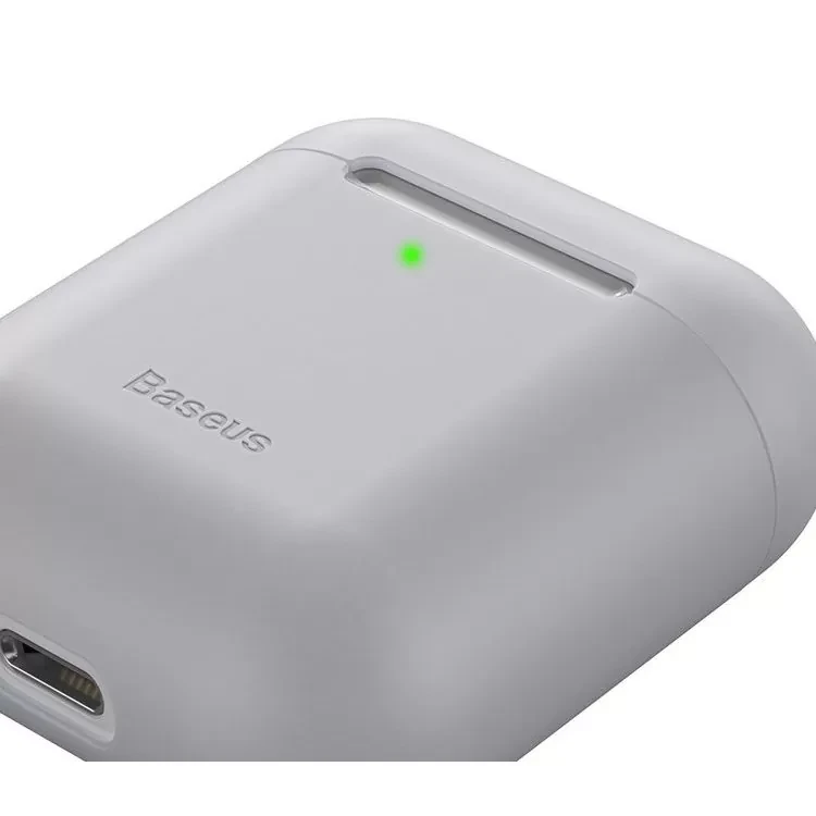 Чехол Baseus Case для Apple Airpods Серый - фото 6 - id-p226739014