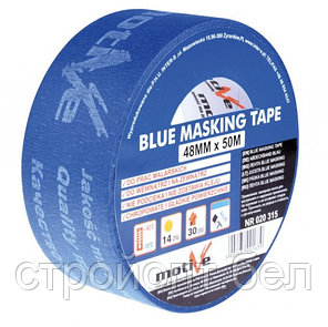 Малярная лента для четких границ окрашивания Motive Blue Masking Tape, 50 м, 25 мм, Польша, фото 2