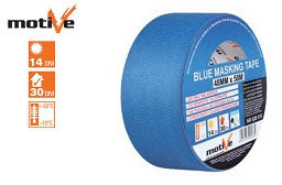 Малярная лента для четких границ окрашивания Motive Blue Masking Tape, 50 м, 25 мм, Польша, фото 2