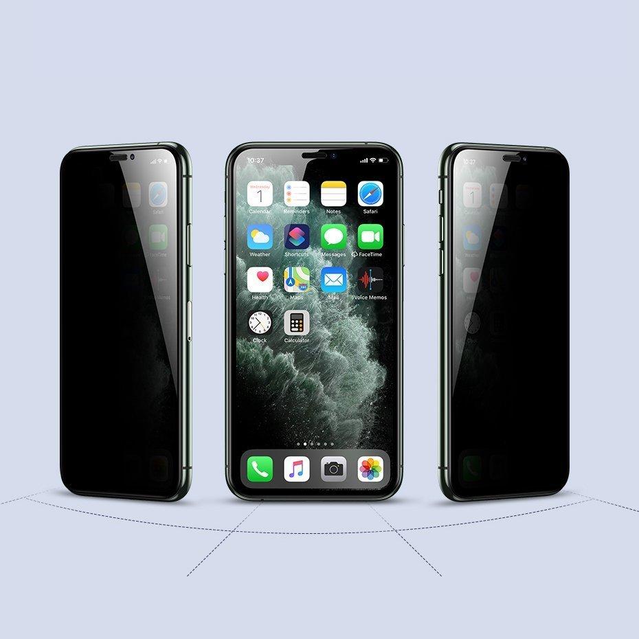Плёнка Baseus 0.25mm Curved Privacy для iPhone XS Max/11 Pro Max Чёрная - фото 2 - id-p226739999