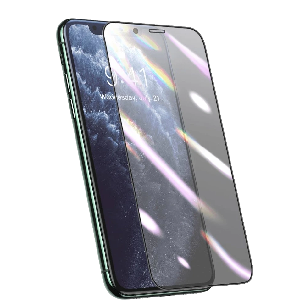Пленка Baseus 0.25мм Full-screen для iPhone X/XS/11 Pro Чёрная - фото 1 - id-p226740002