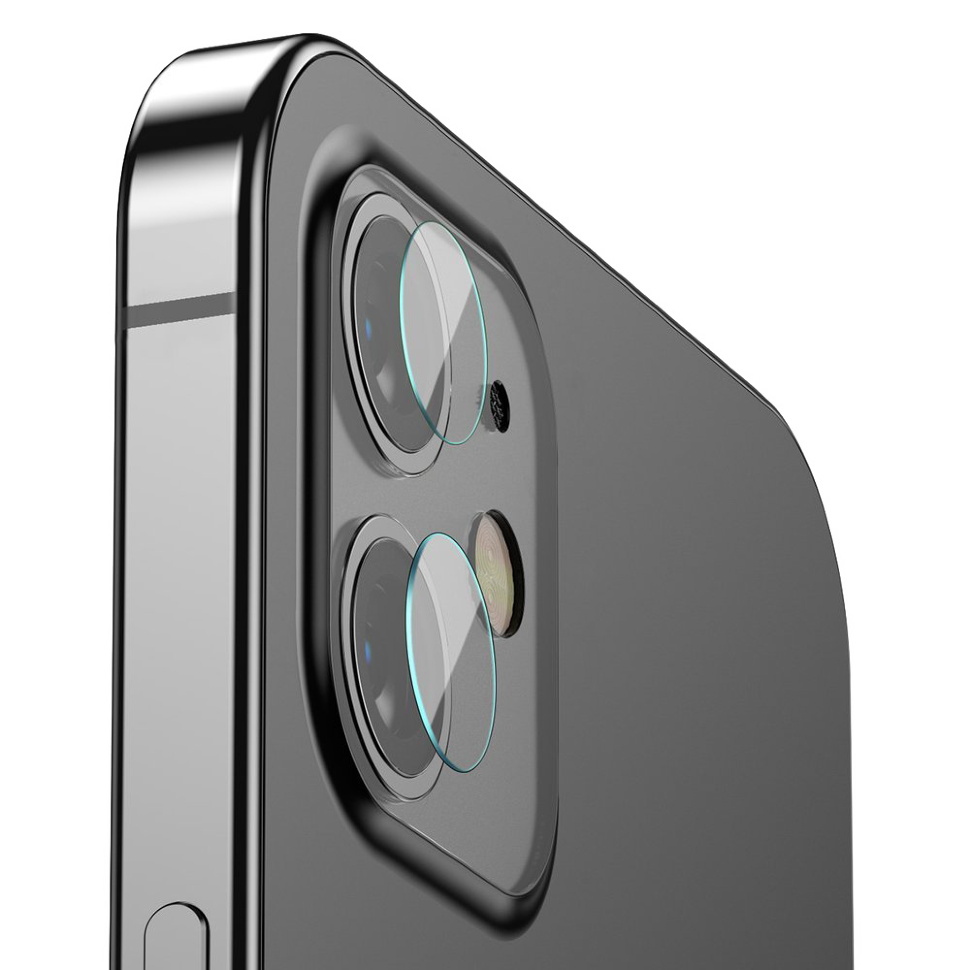 Стекло Baseus 0.25mm Gem для камеры iPhone 12/12 mini (2шт) - фото 1 - id-p226740005