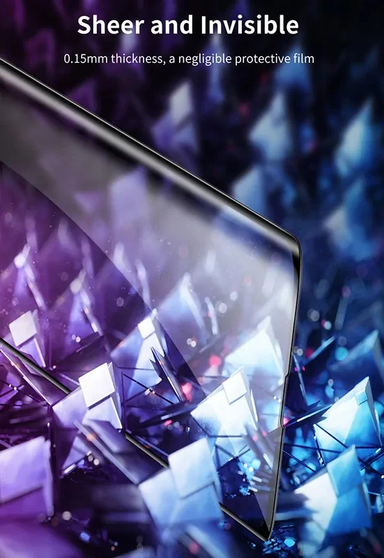 Пленка Baseus soft screen protector 0.15 мм для Samsung Galaxy S10 Plus Чёрная - фото 7 - id-p226740019
