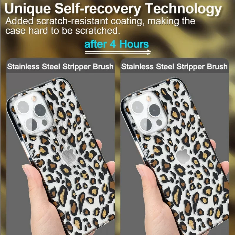 Чехол PQY Wild для iPhone 13 Pro Max Leopard - фото 7 - id-p226739048