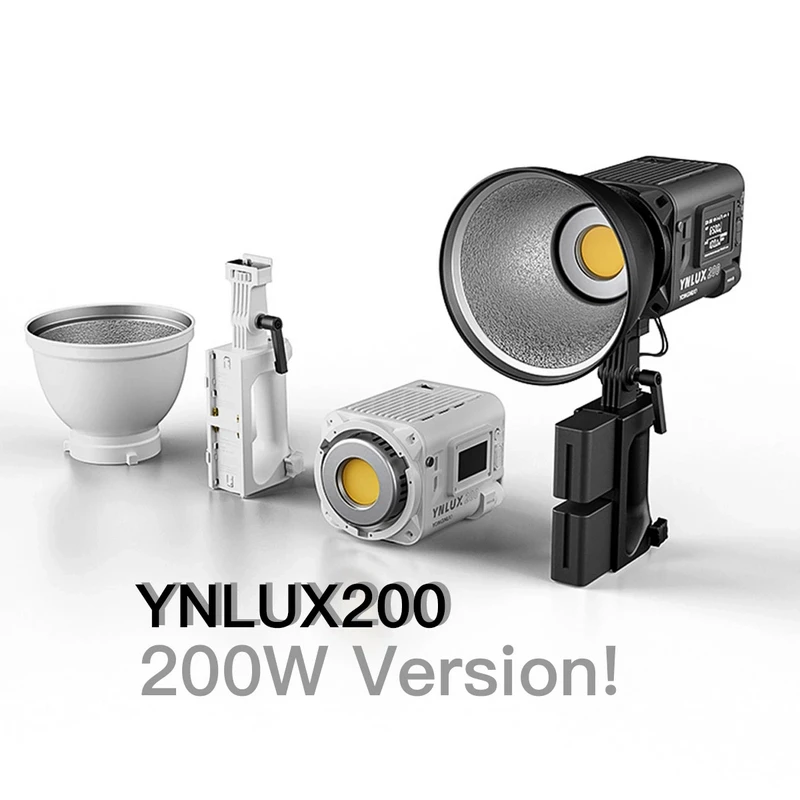 Осветитель YongNuo YNLUX200-KIT 2700-6500K Серый - фото 2 - id-p226745936
