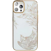 Чехол PQY Phoenix для iPhone 13 Pro Flying Золото