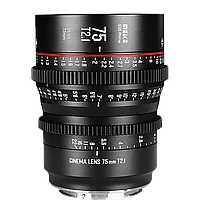 Объектив Meike S35 Prime 75mm T2.1 EF