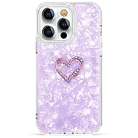 Чехол PQY Shell для iPhone 13 Pro Фиолетовый