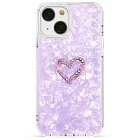 Чехол PQY Shell для iPhone 13 Фиолетовый