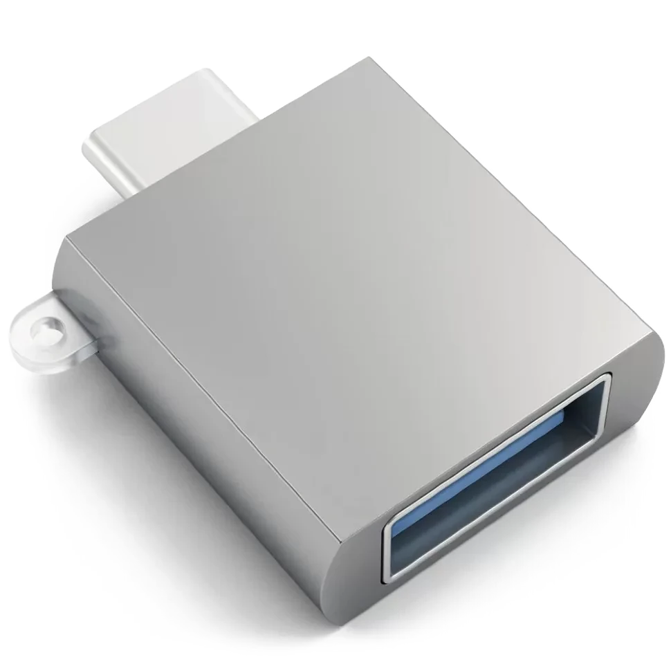 Адаптер Satechi Type-C - USB 3.0 Серый - фото 1 - id-p226741062