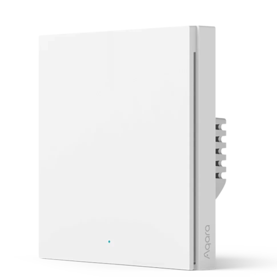 Выключатель одноклавишный Aqara Smart wall switch H1 (с нейтралью) RU - фото 1 - id-p226742024